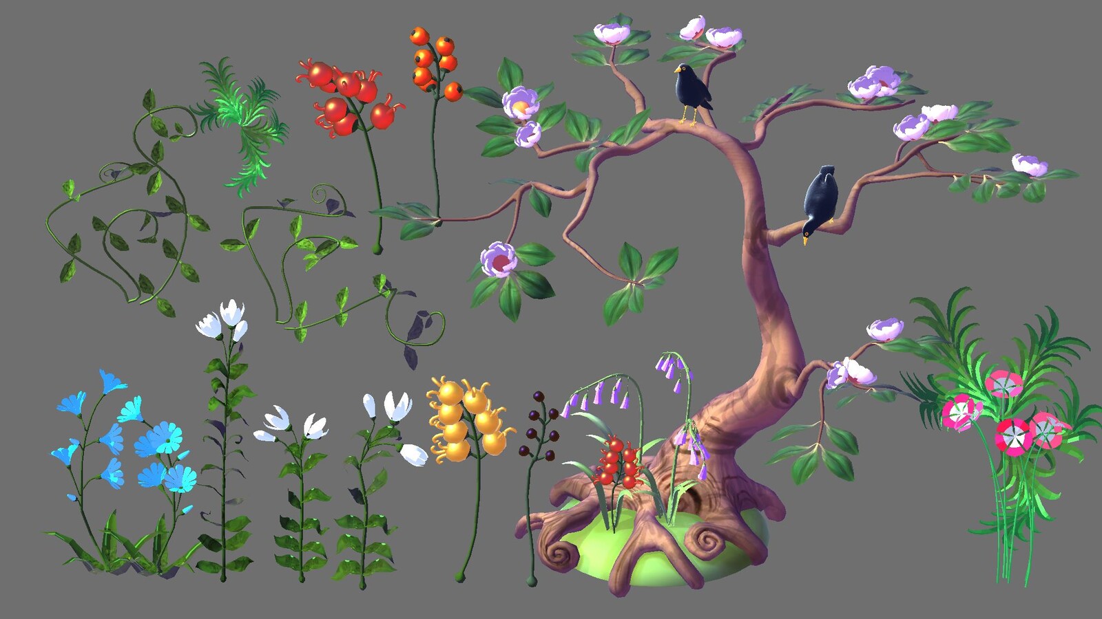 Low poly tree