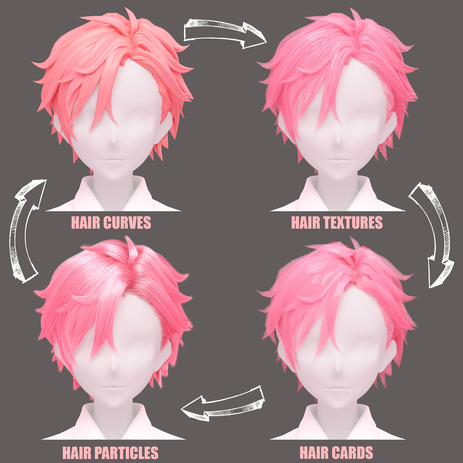 How To Draw Male Hairstyle - Cartoon With Dreads Transparent Transparent  PNG - 1000x642 - Free Download on NicePNG