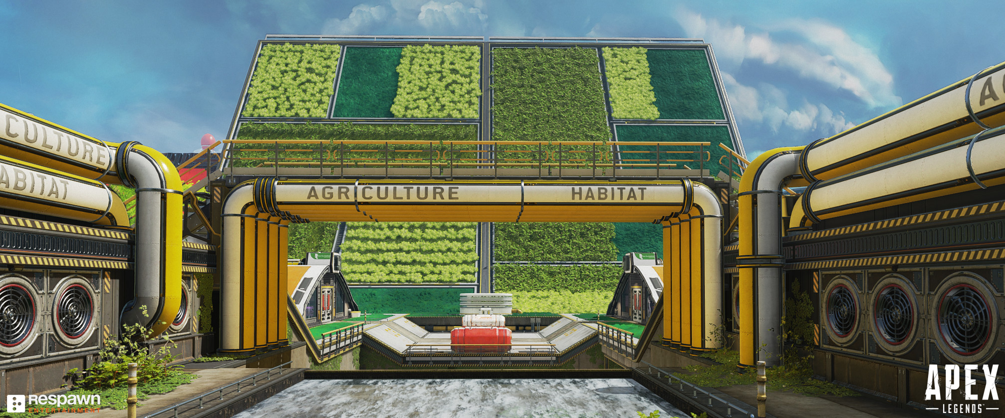 Paul Tran - Apex Legends - Olympus - Hydroponics Zone Hardsurface