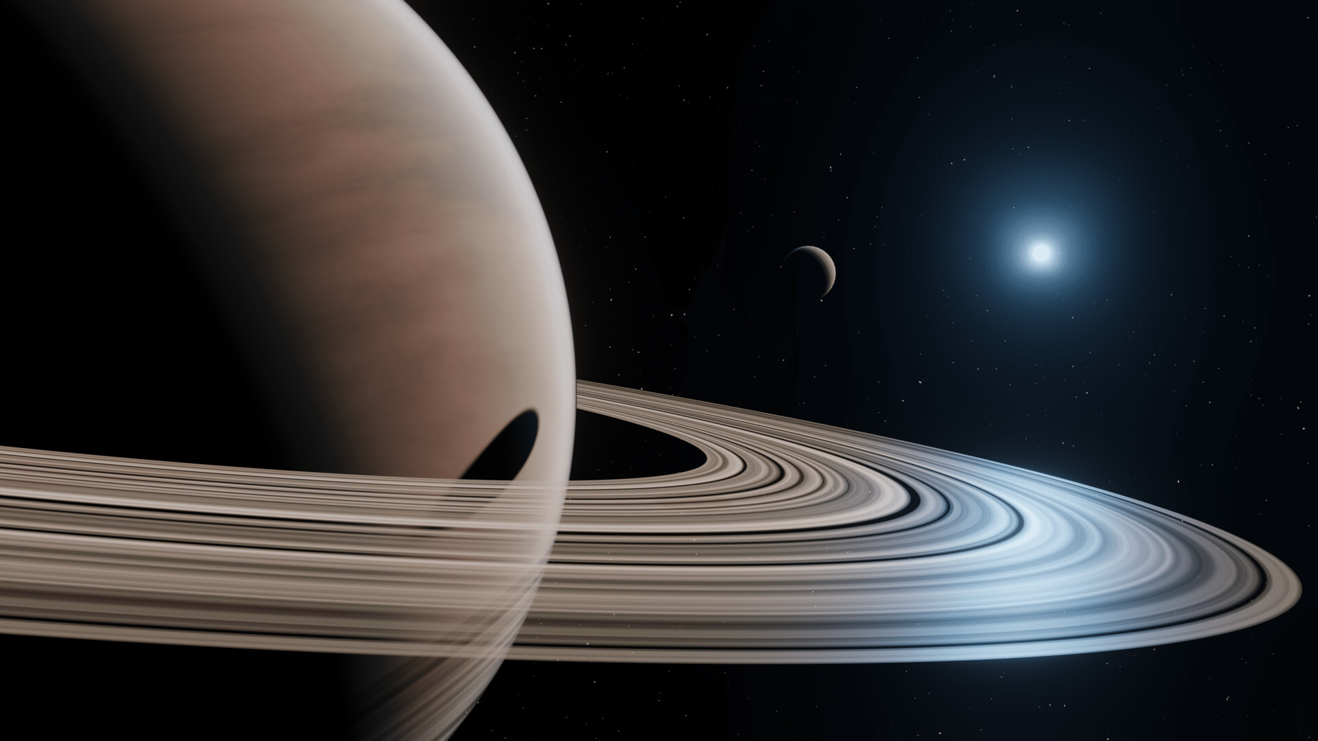 procedural gas giant with rings