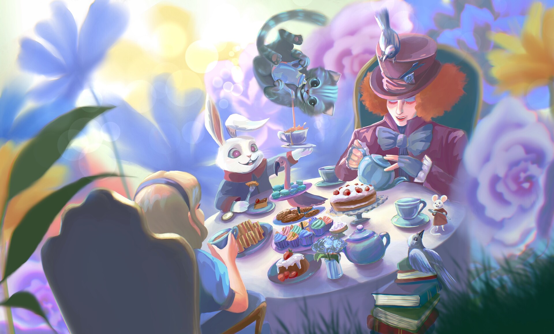 ArtStation - Alice in Wonderland Tea Party