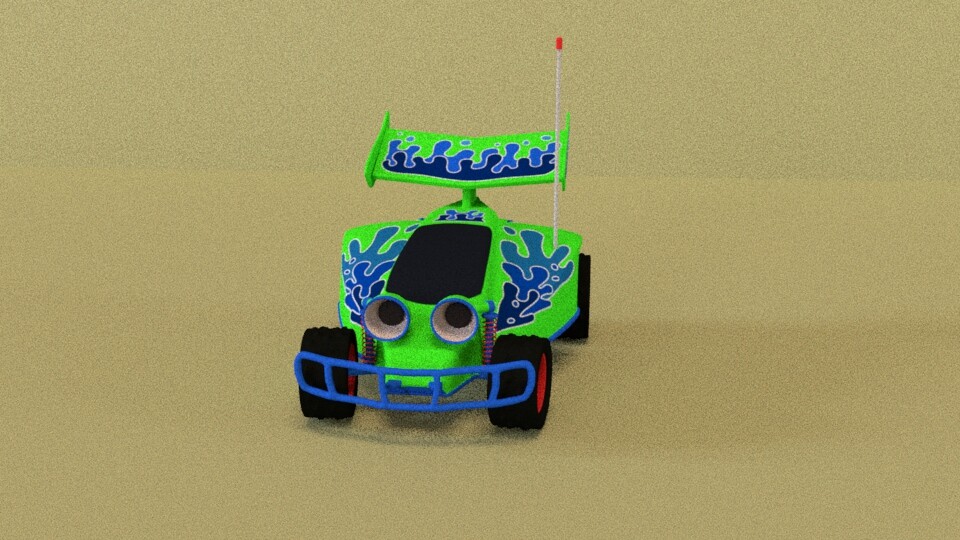 Toy story green car clearance