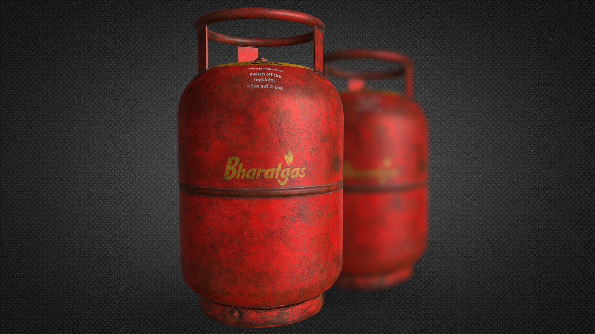 ArtStation Indian Gas Cylinder