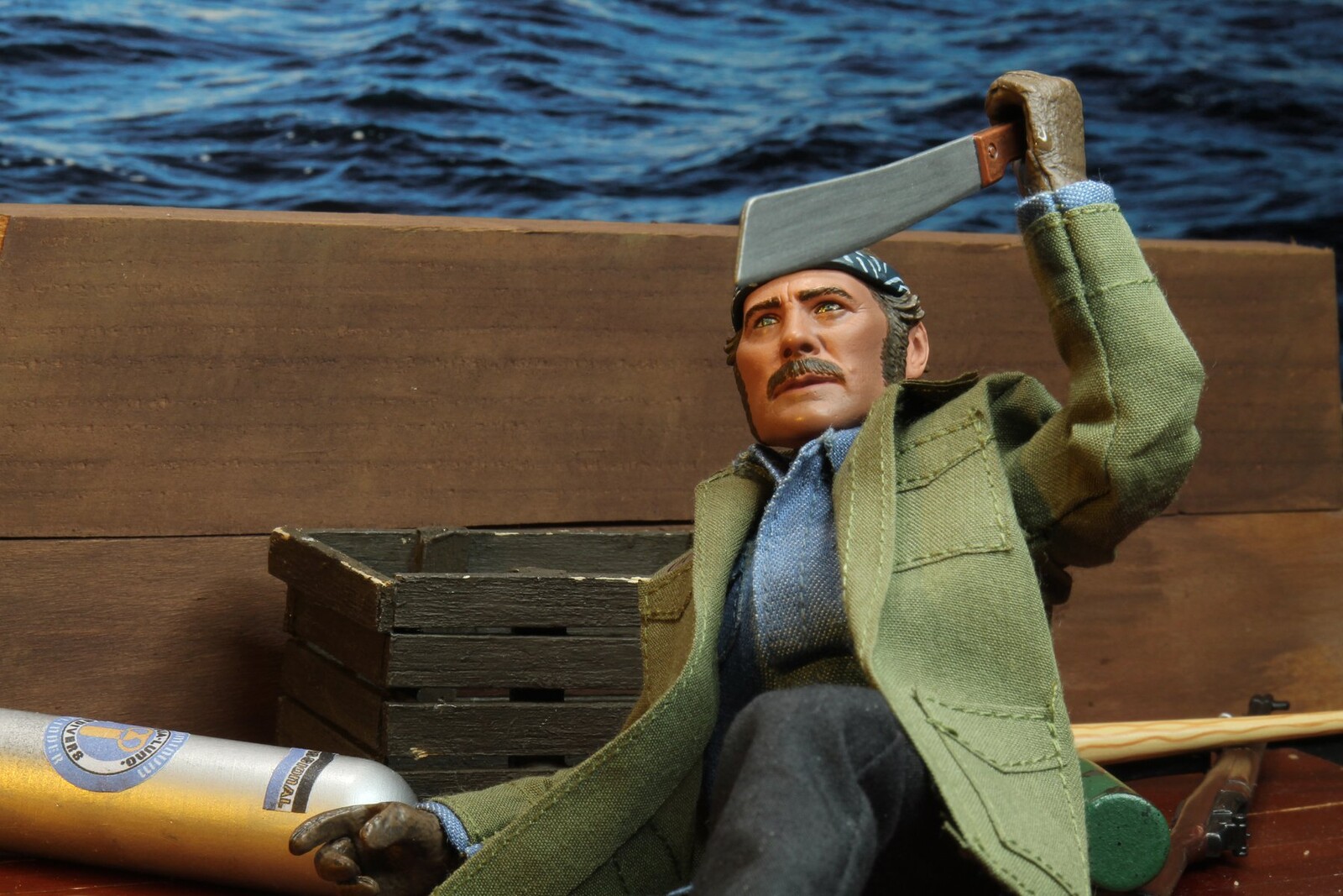 Marty Henley Machete accessory for Jaws Quint Action figure NECA