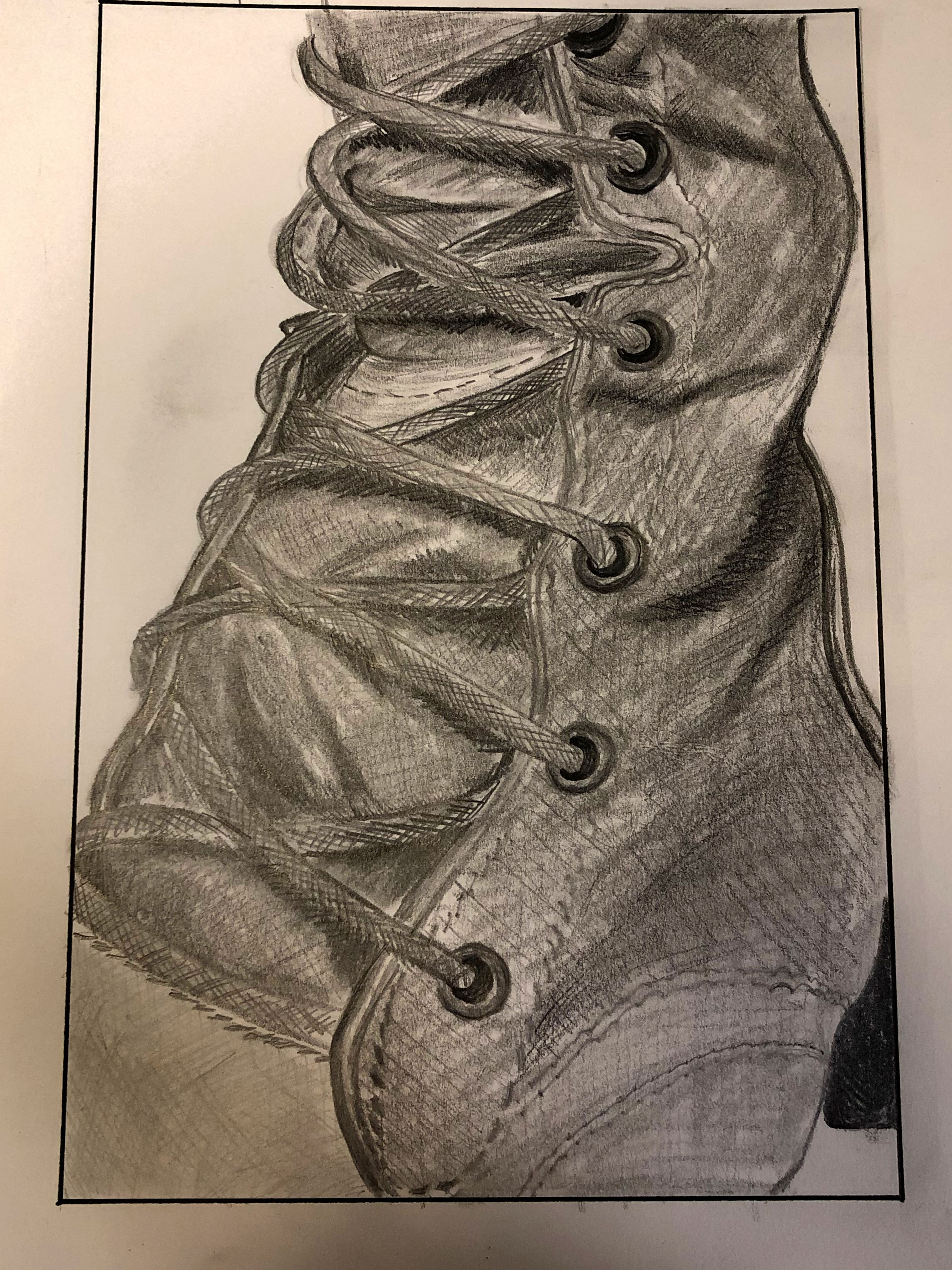 Drawing with pencil