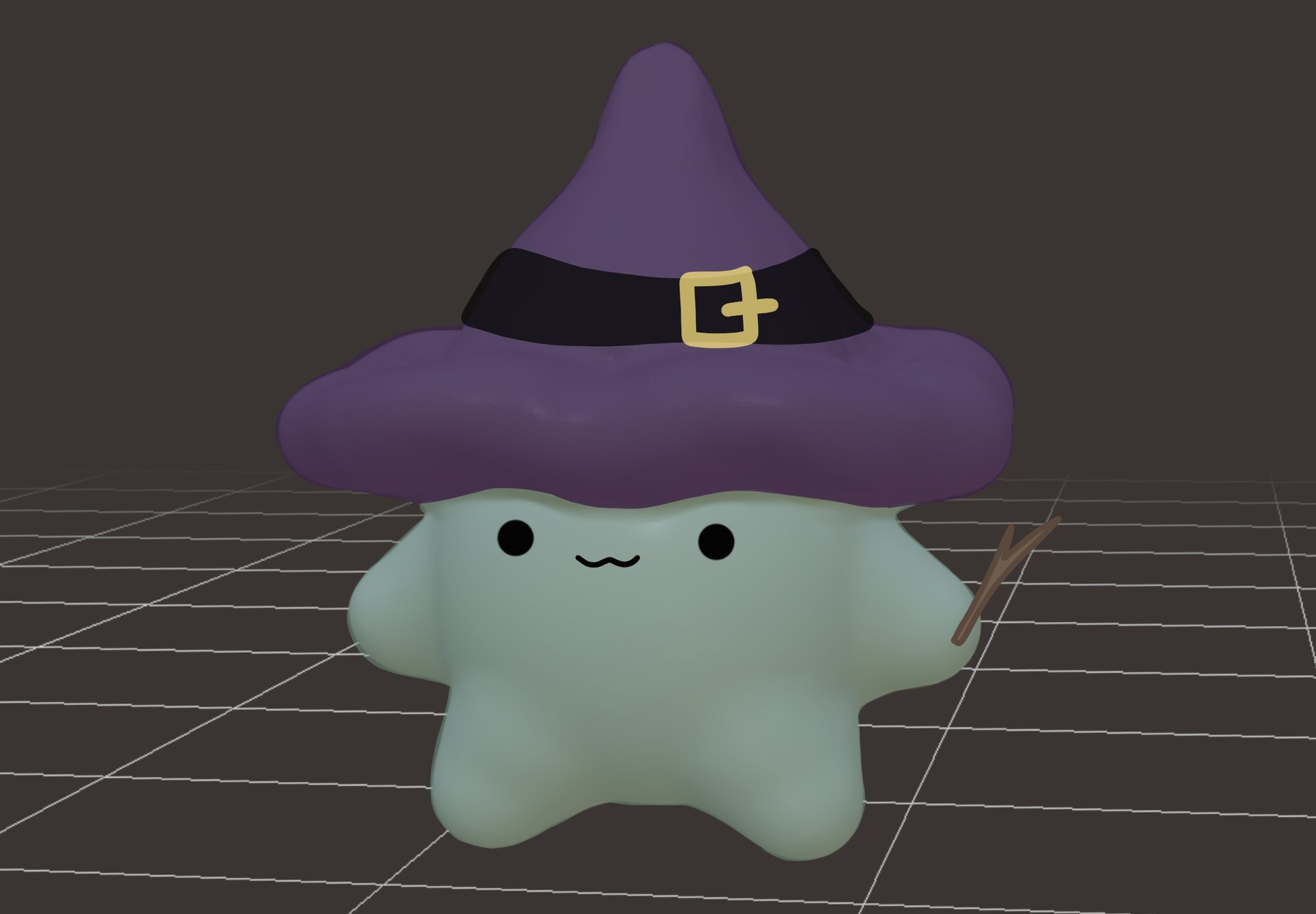 Artstation Little Frog Wizard 3d Sculpt