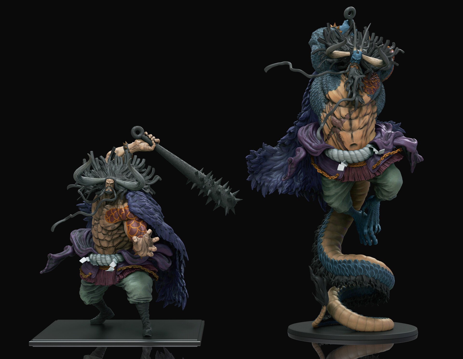 Artstation Kaido Of The Beast Hybrid Form