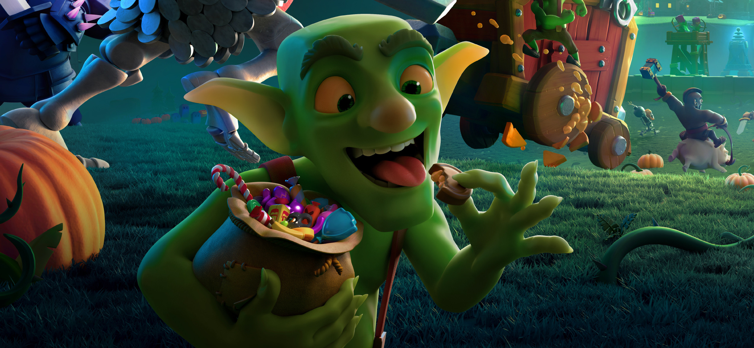 Studio Piñata Clash of Clans “Halloween Loading Screen”
