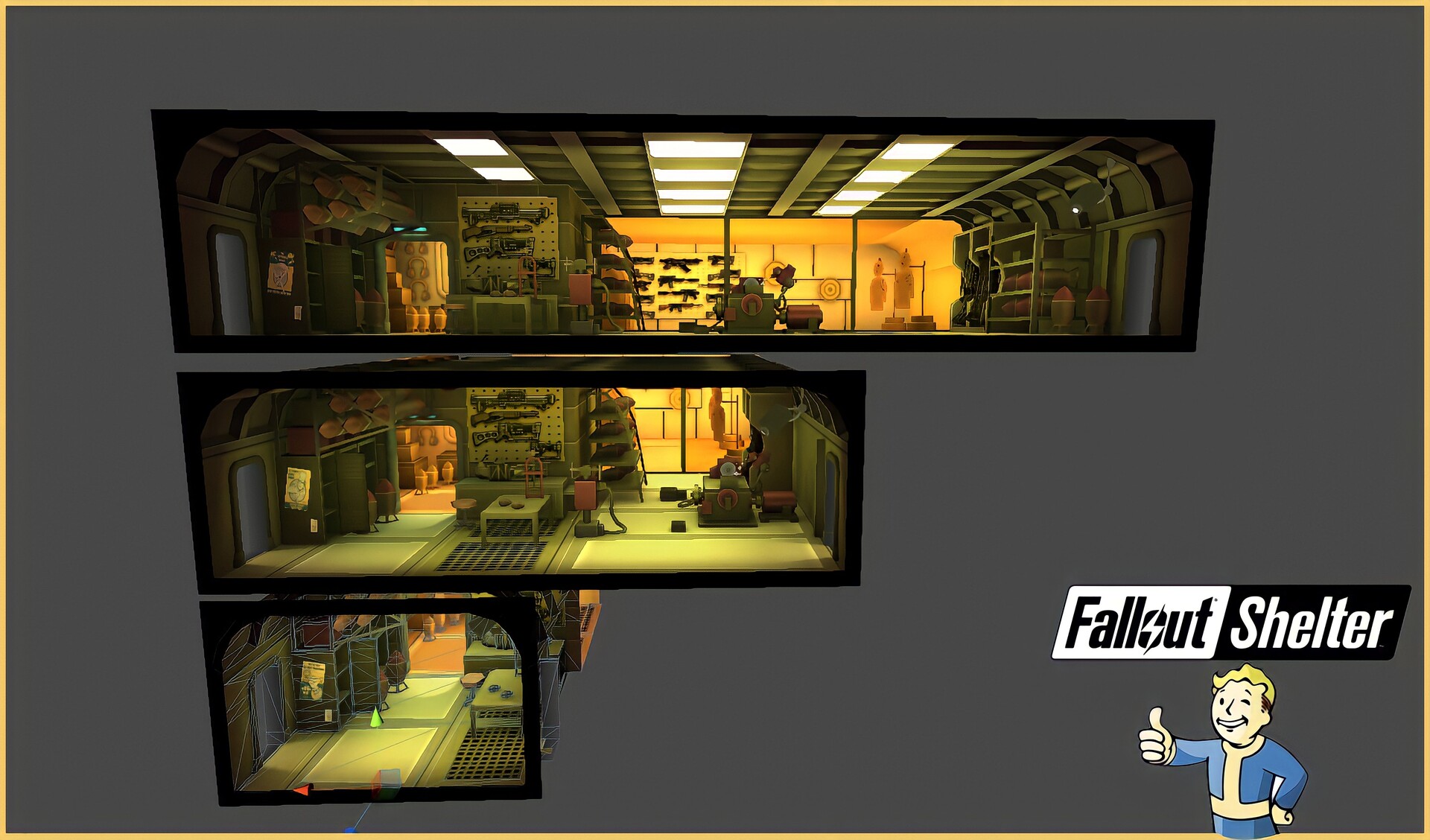 ArtStation Vault Fallout Shelter