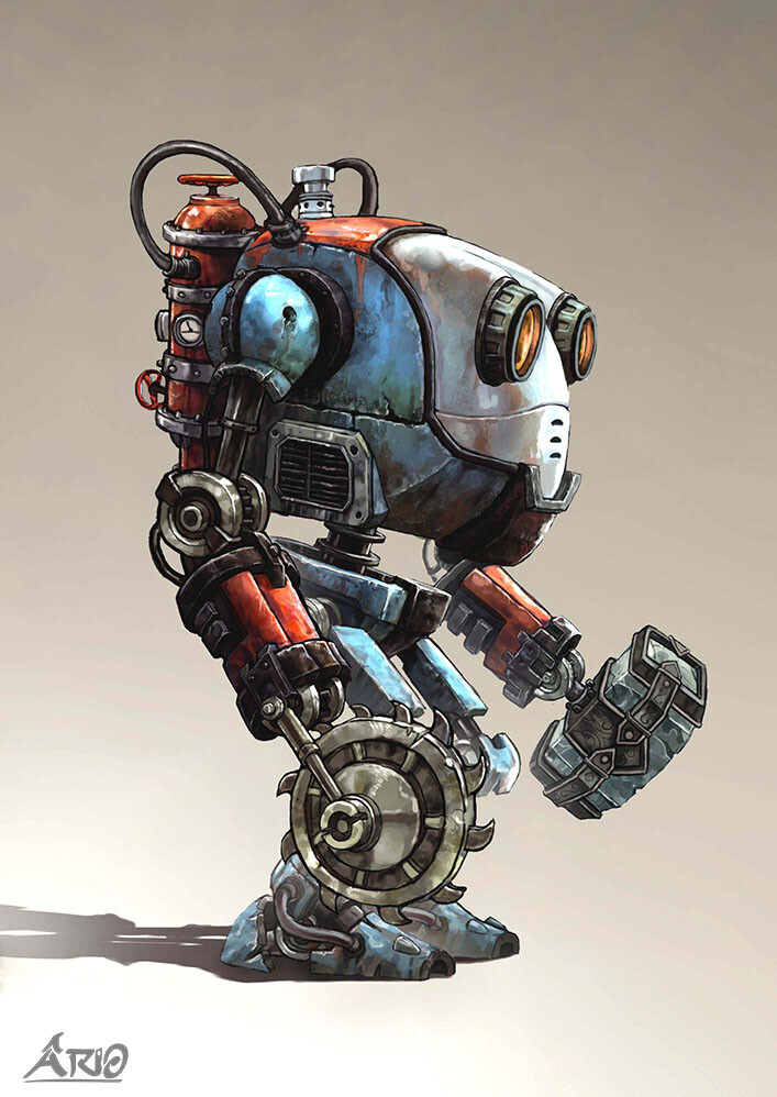 Craft Reaper - Mini boss robot: Joint project