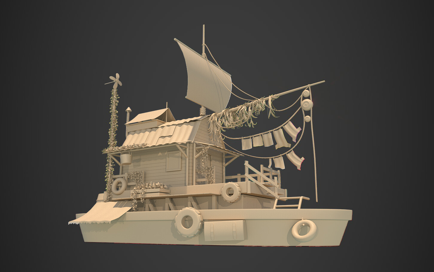 Vehicle responsible for modeling, texturing and lookdev