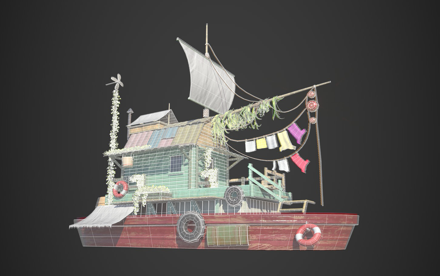 Vehicle responsible for modeling, texturing and lookdev