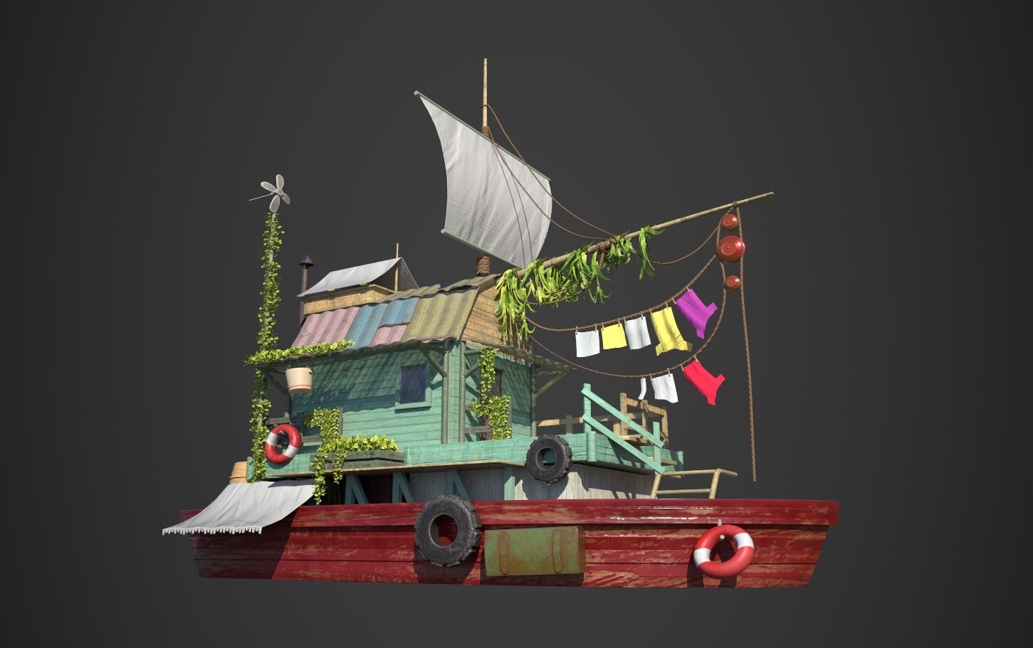 Vehicle responsible for modeling, texturing and lookdev