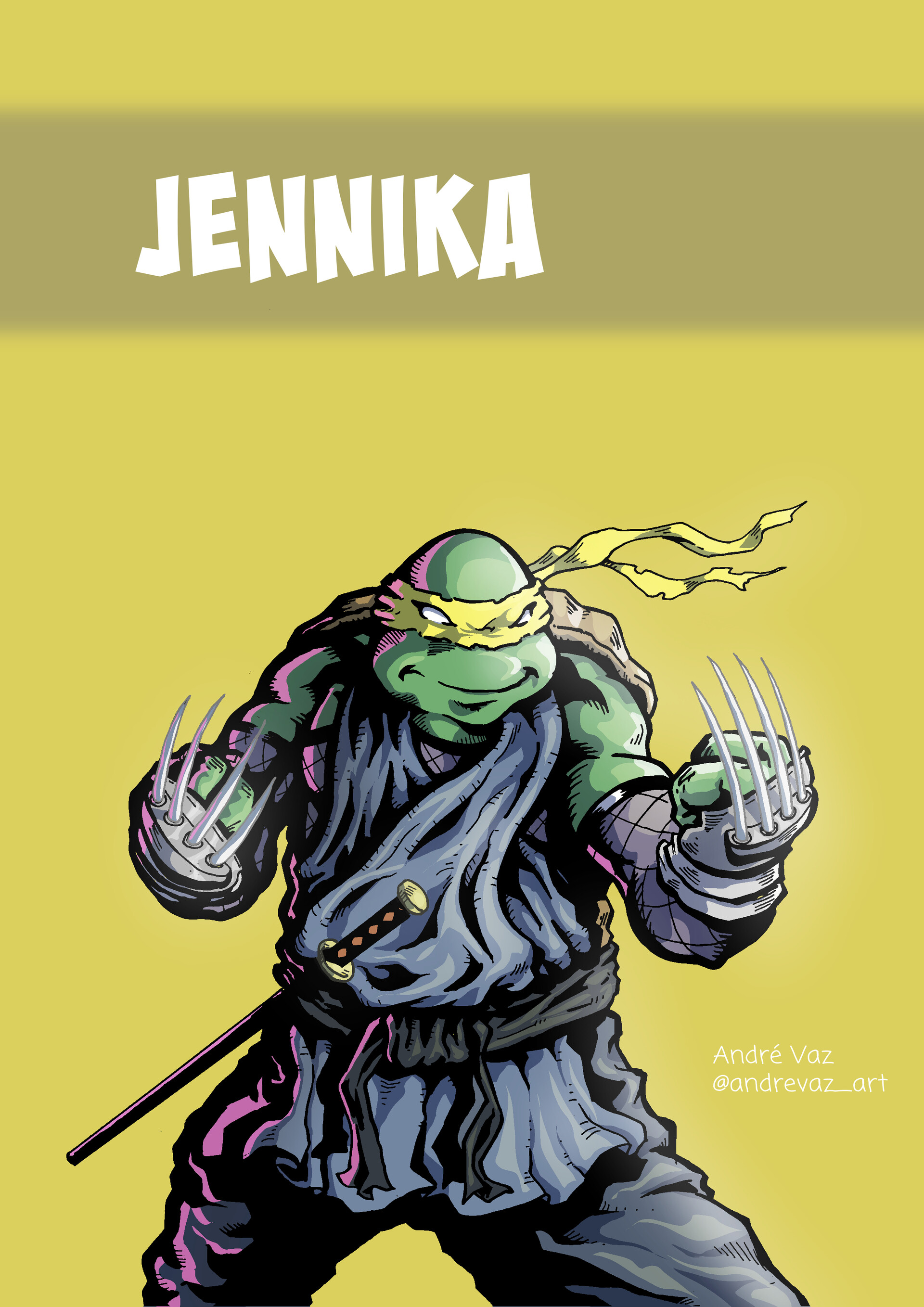 ArtStation - Jennika from Teenage Mutant Ninja Turtles