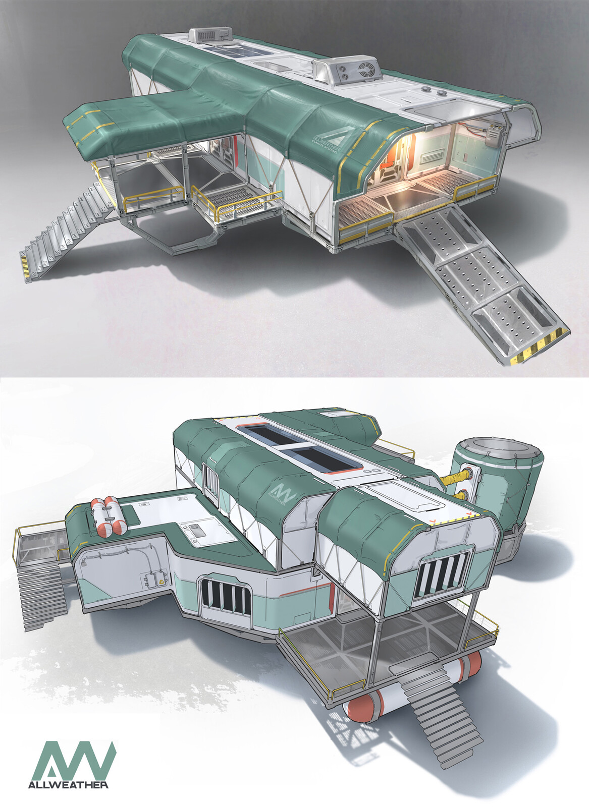 More pod details based off of Hethe Srodawa's sketches.