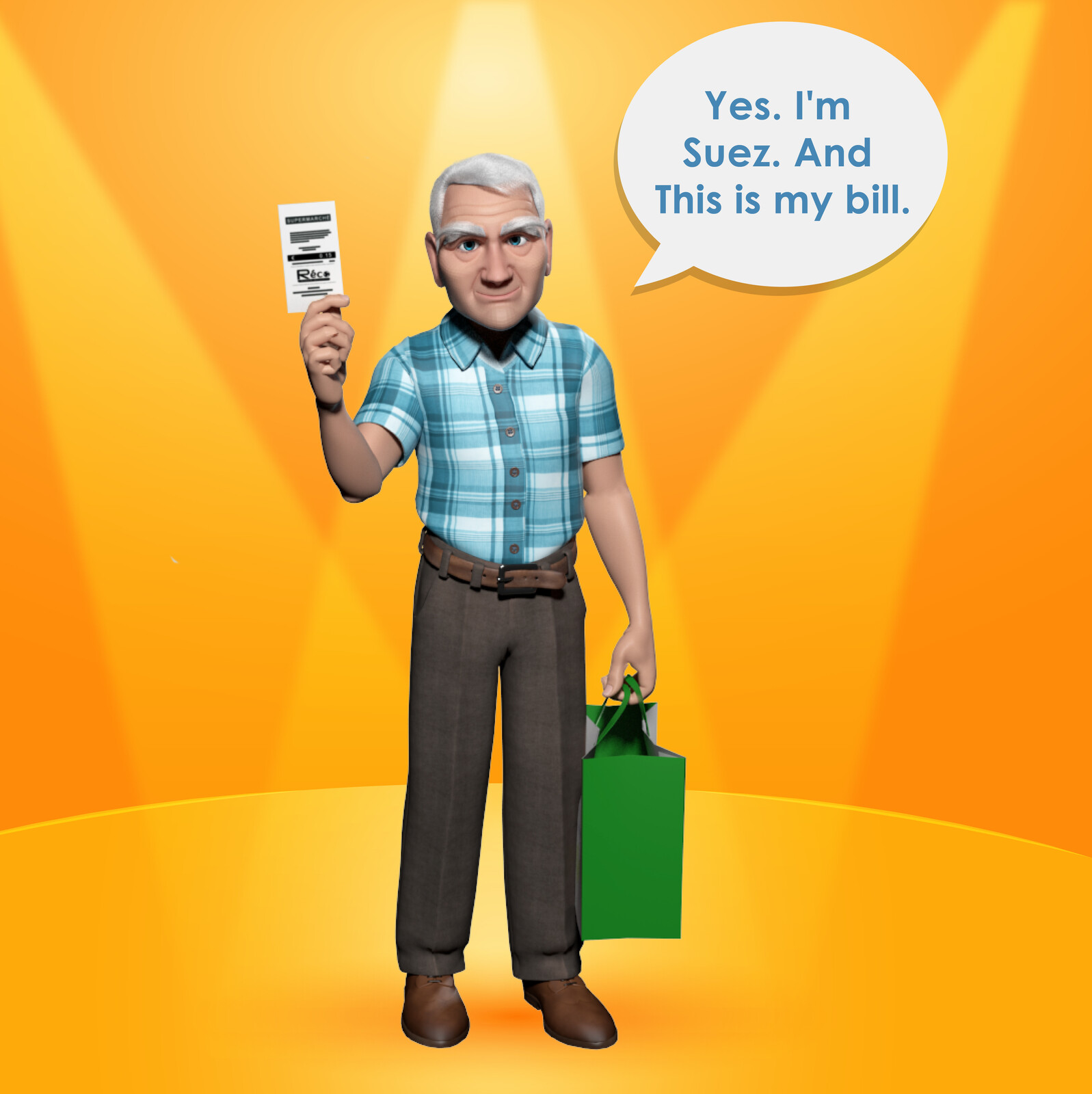 3D characters for advertisement