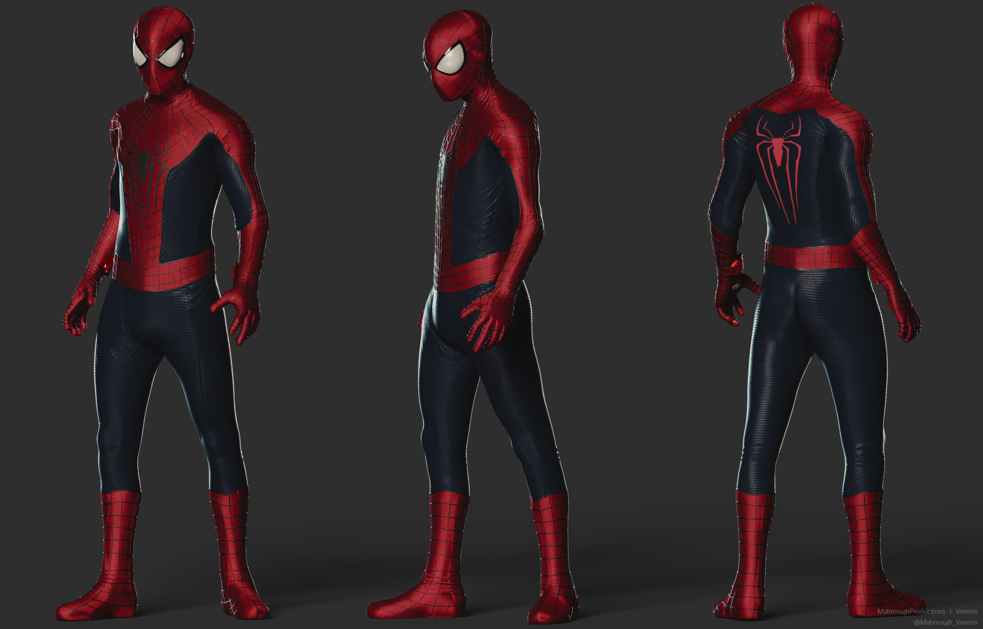 The Amazing Spider-Man 2 suit: PS4 skin by Soyelmejor999 on DeviantArt