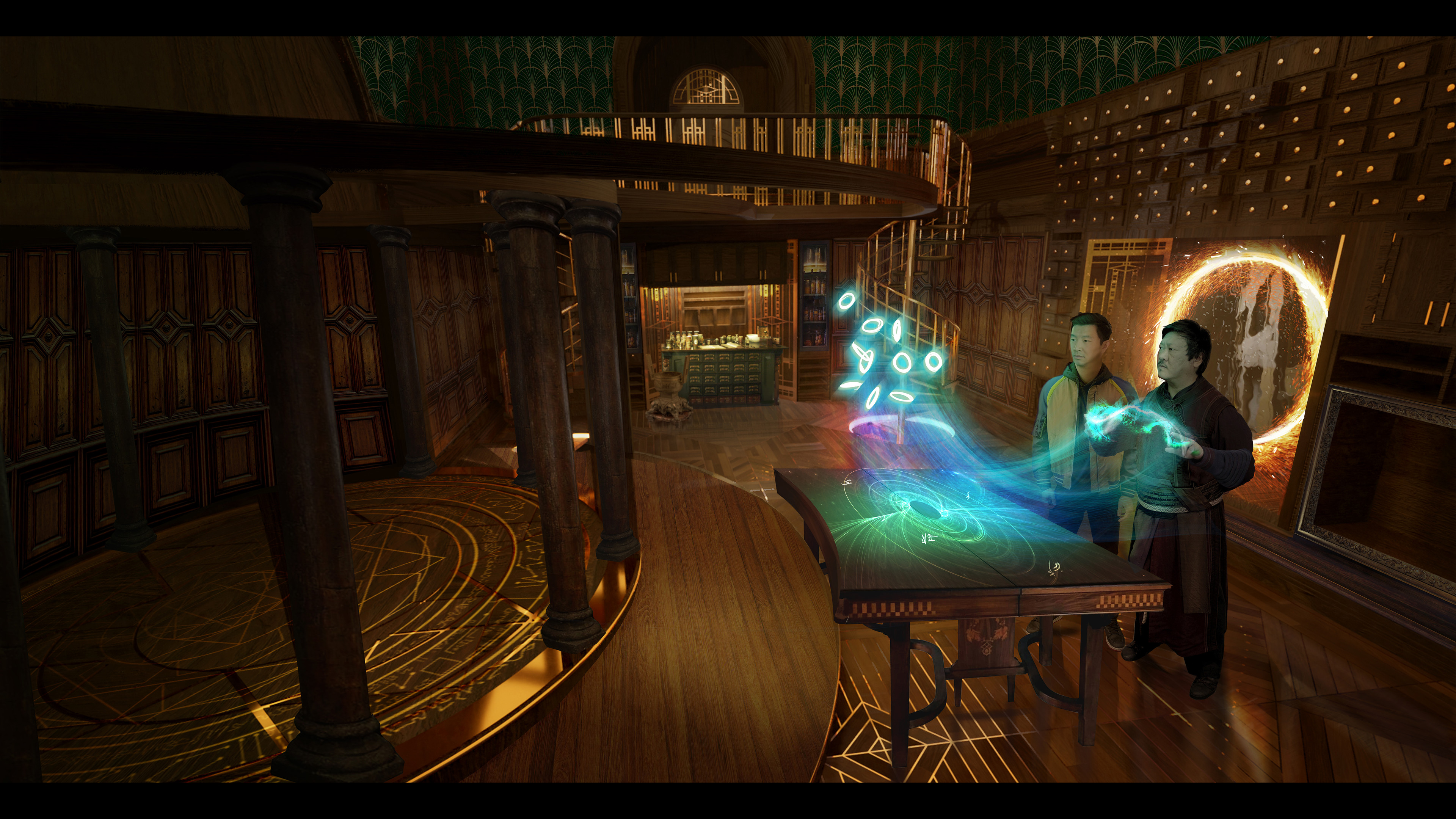 unused Dr Strange library scene. 