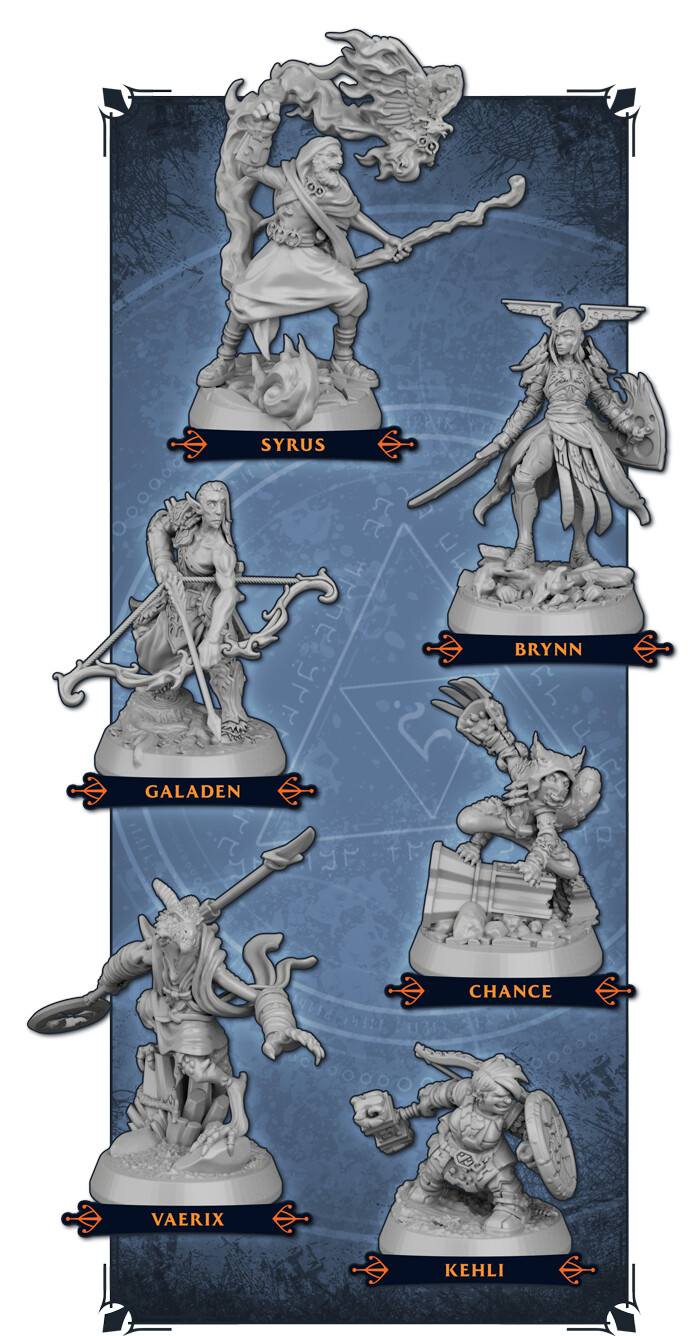 The Hero Characters of Descent