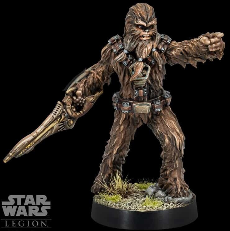 I had the opportunity to sculpt the X1 Carbine held by this Wookiee.