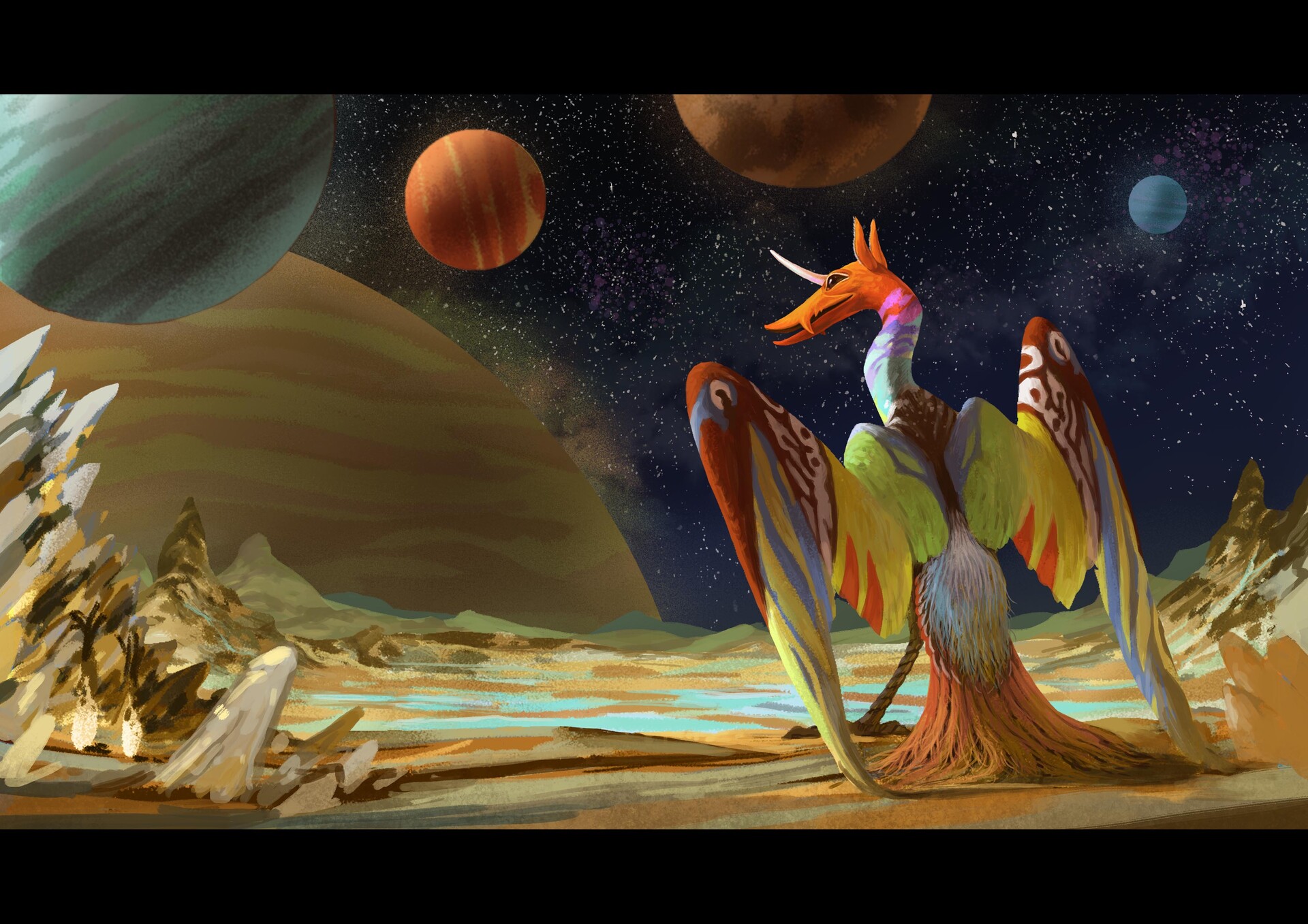 A great nightmare eating bird.