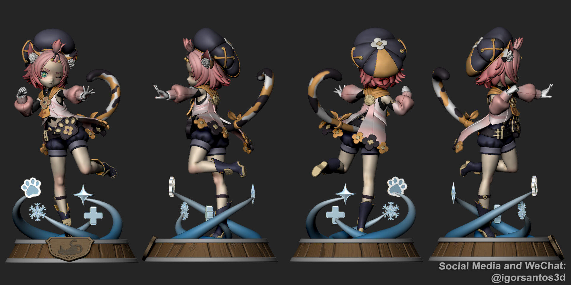ArtStation - Diona Genshin Impact Figure