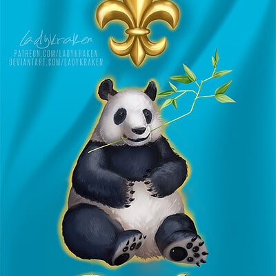 Ladykraken commissions open 420 pandaflag effect ladykraken deviantart