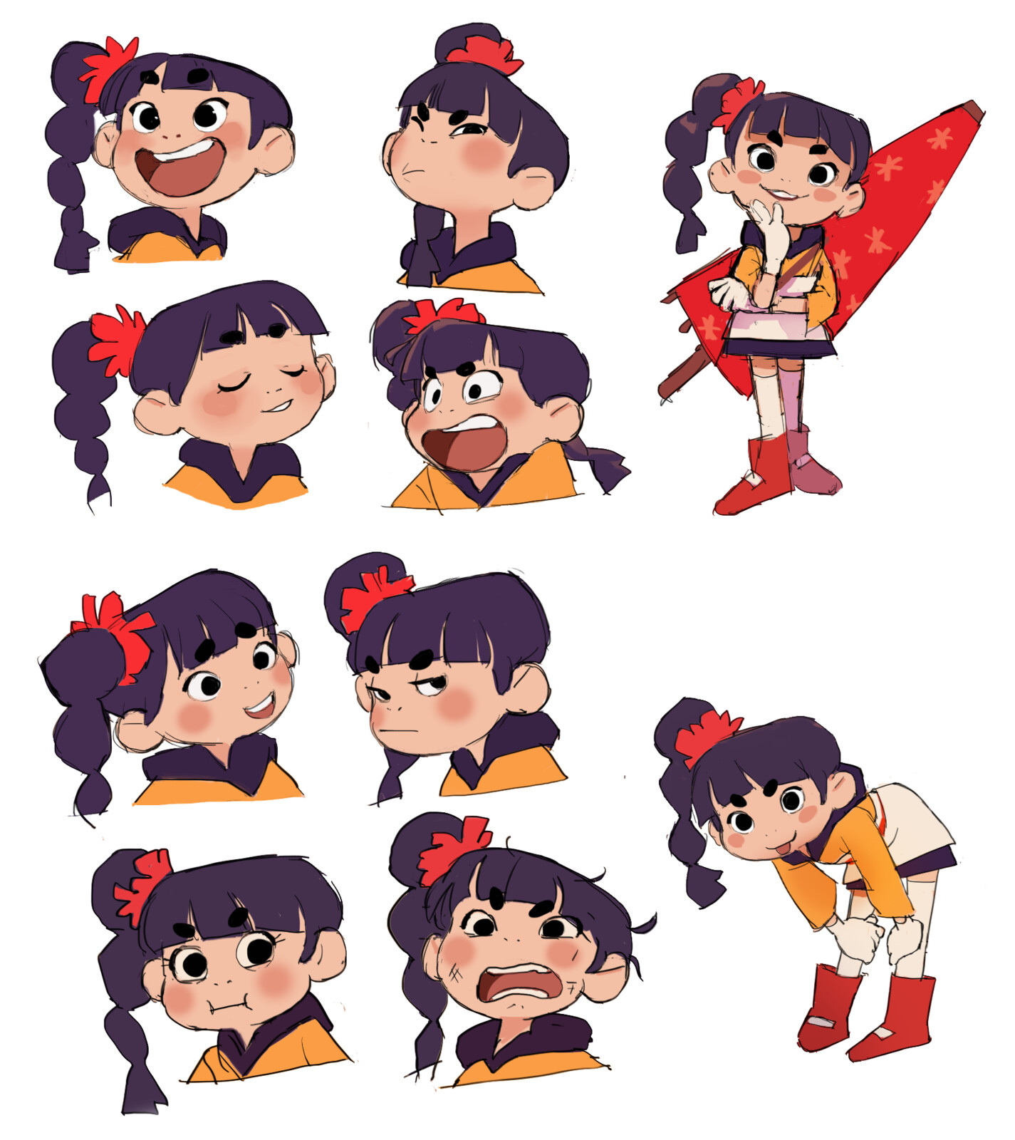 Lingling's expression sheet