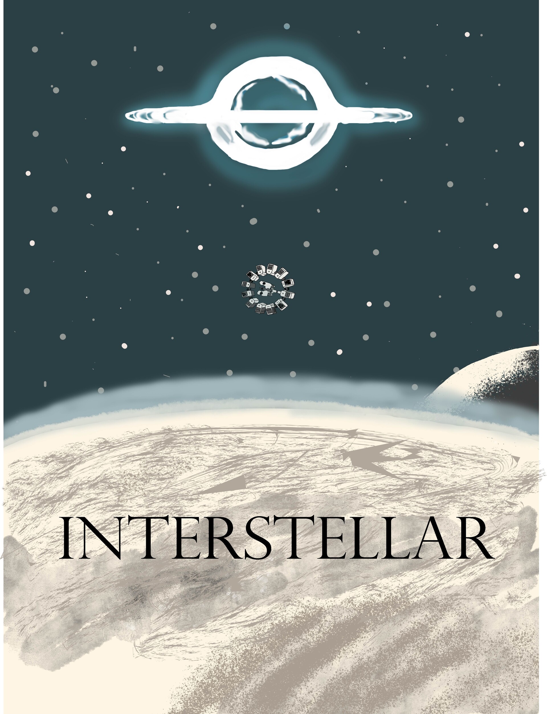 ArtStation Interstellar poster