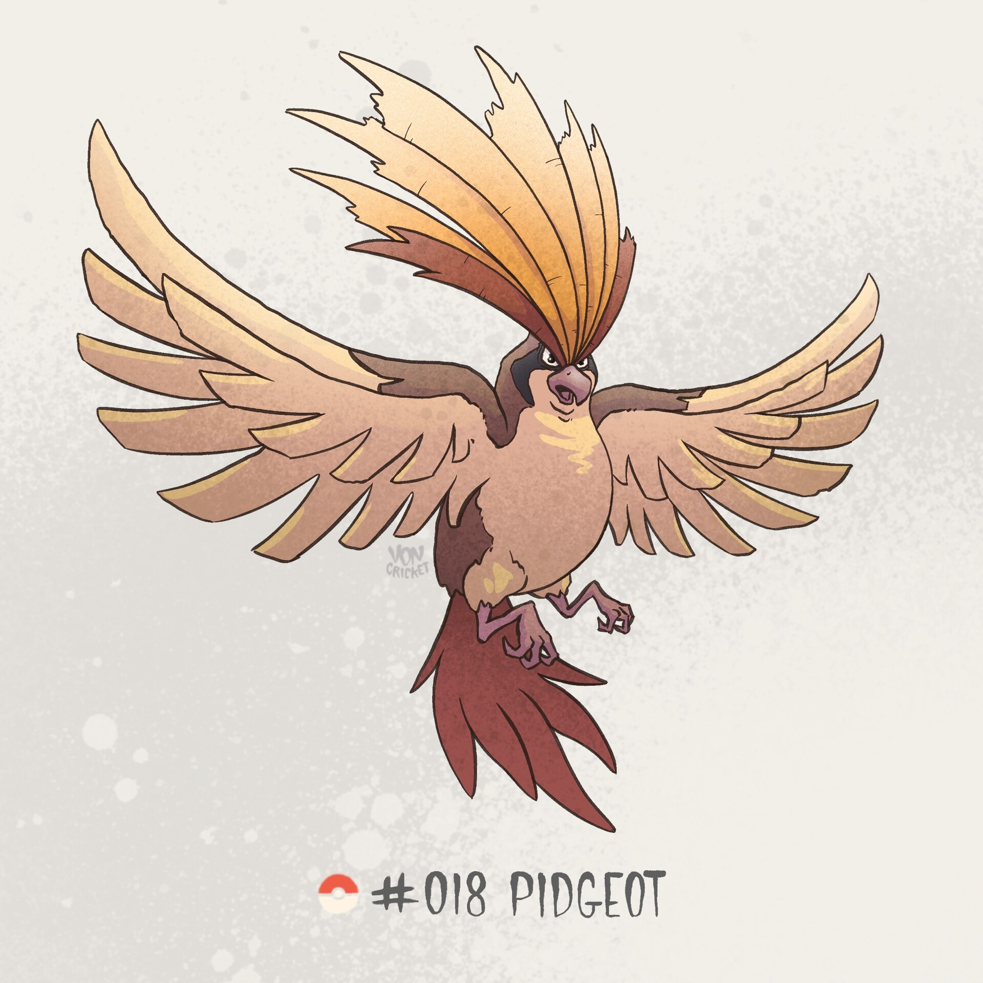 Pidgeot - #018 -  Pokédex