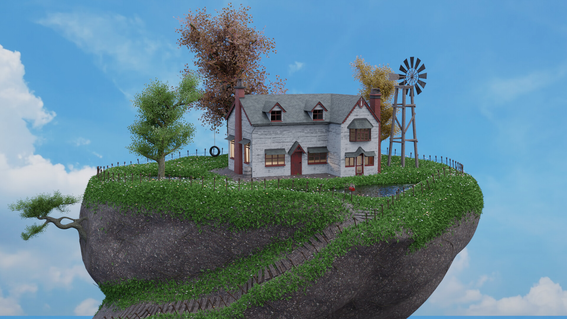 artstation-house-on-a-hill