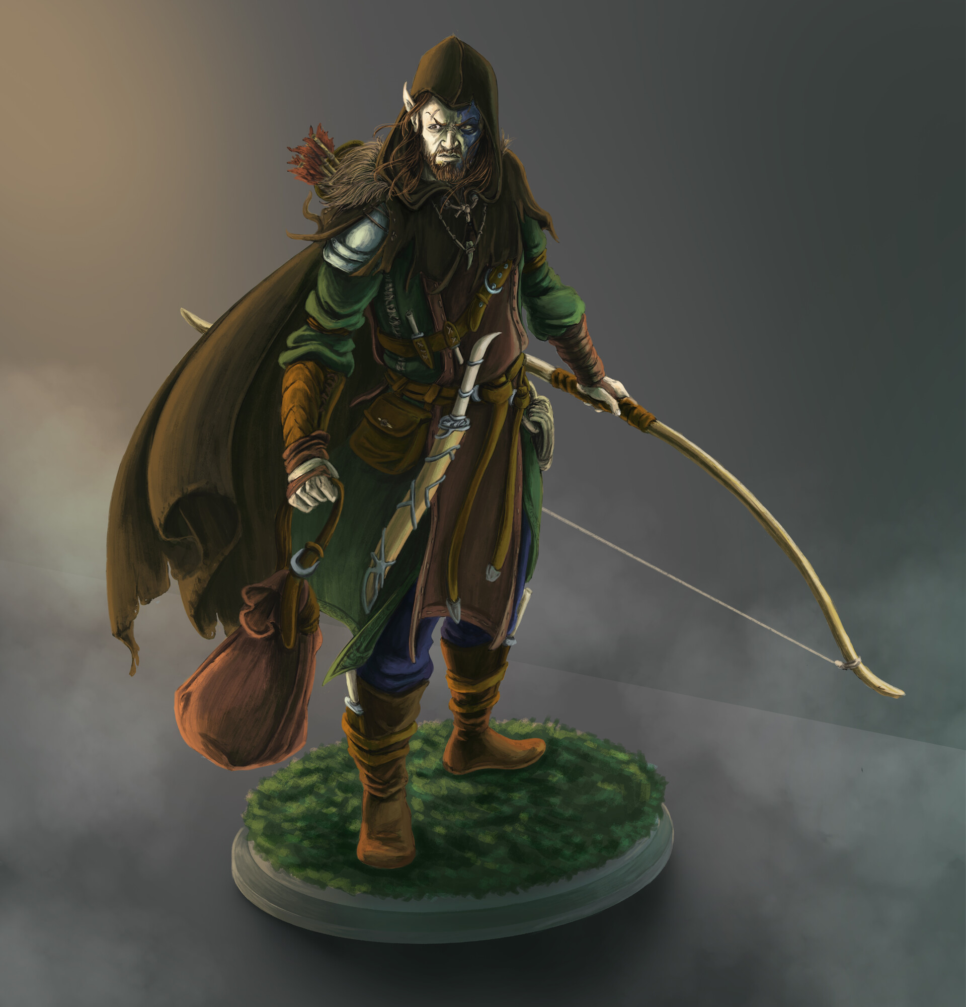 ArtStation Ranger concept for D&D