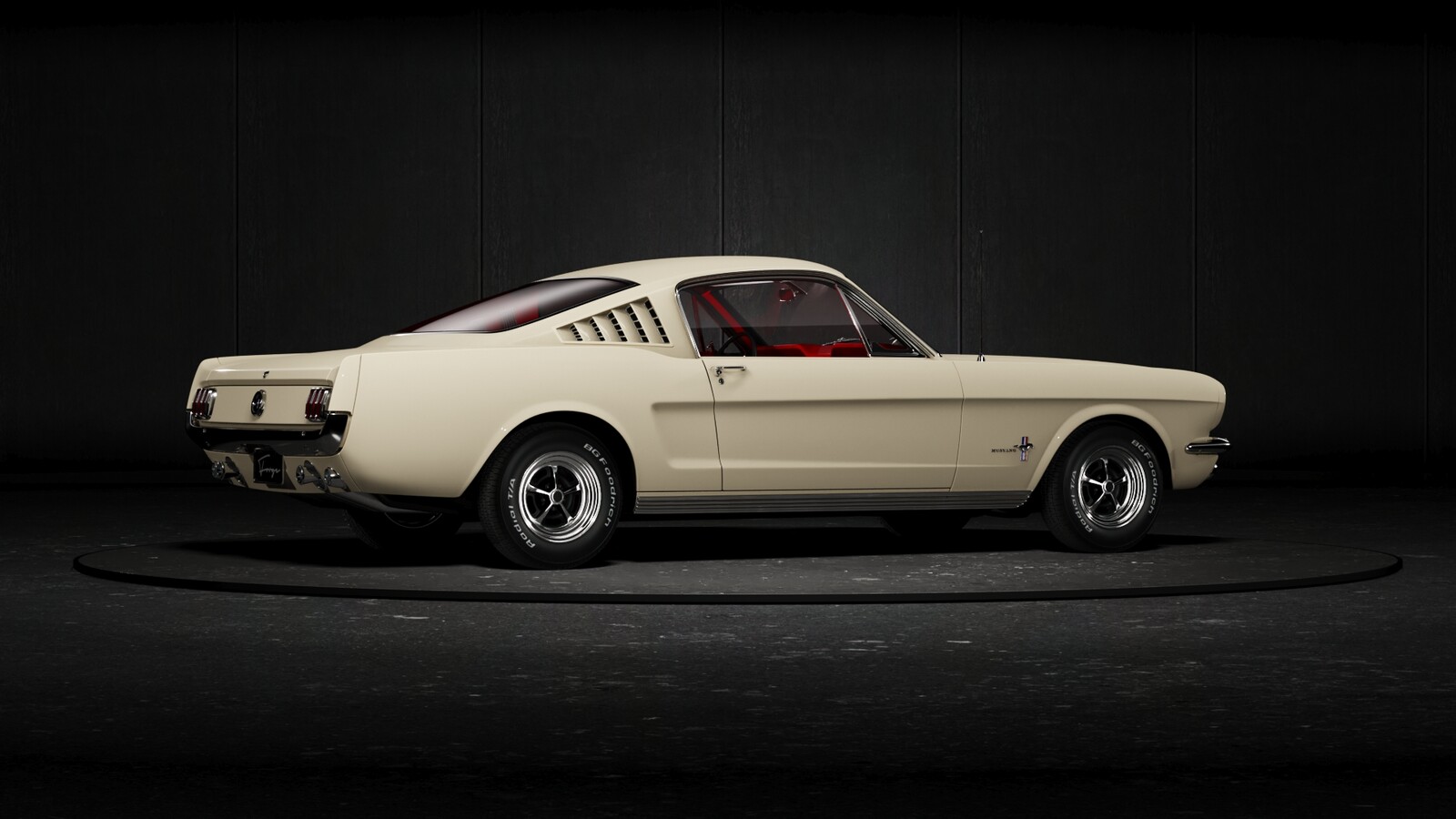 ford mustang 360 on turntable