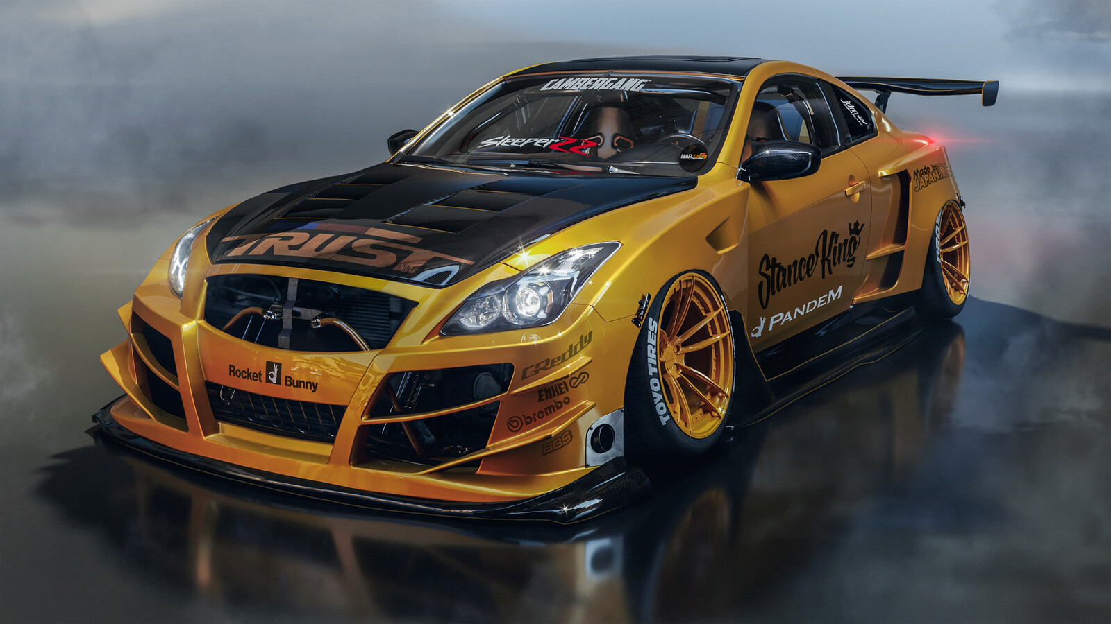 infiniti g37 Stanced Drift 