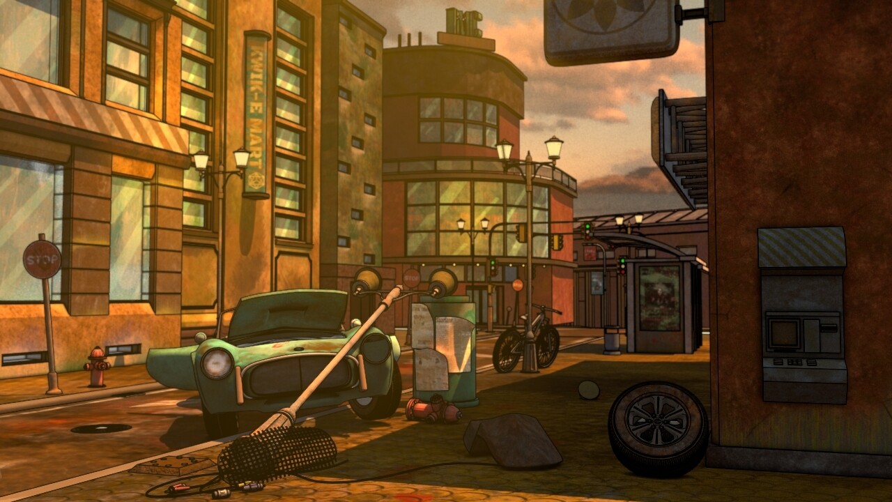 ArtStation - 3D Rendered Car Accident Street - Maya V-Ray Toon Shader ArtStation - 3D Rendered Car Accident Street - Maya V-Ray Toon Shader