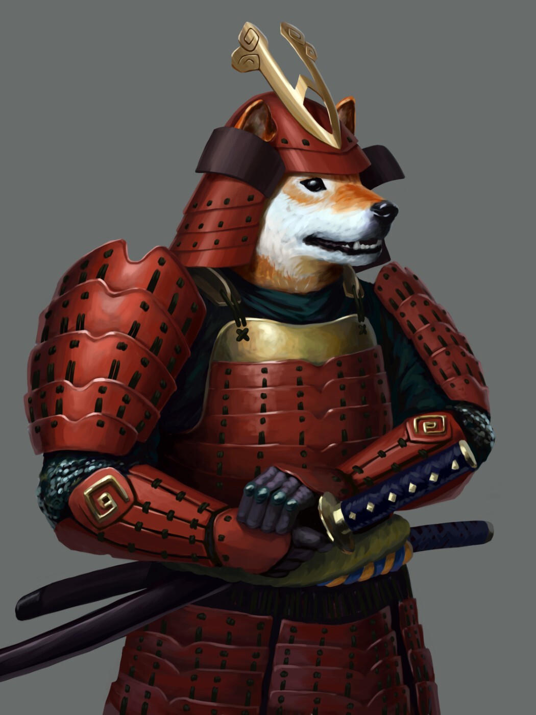 Vadim Shevchenko Shiba inu warrior