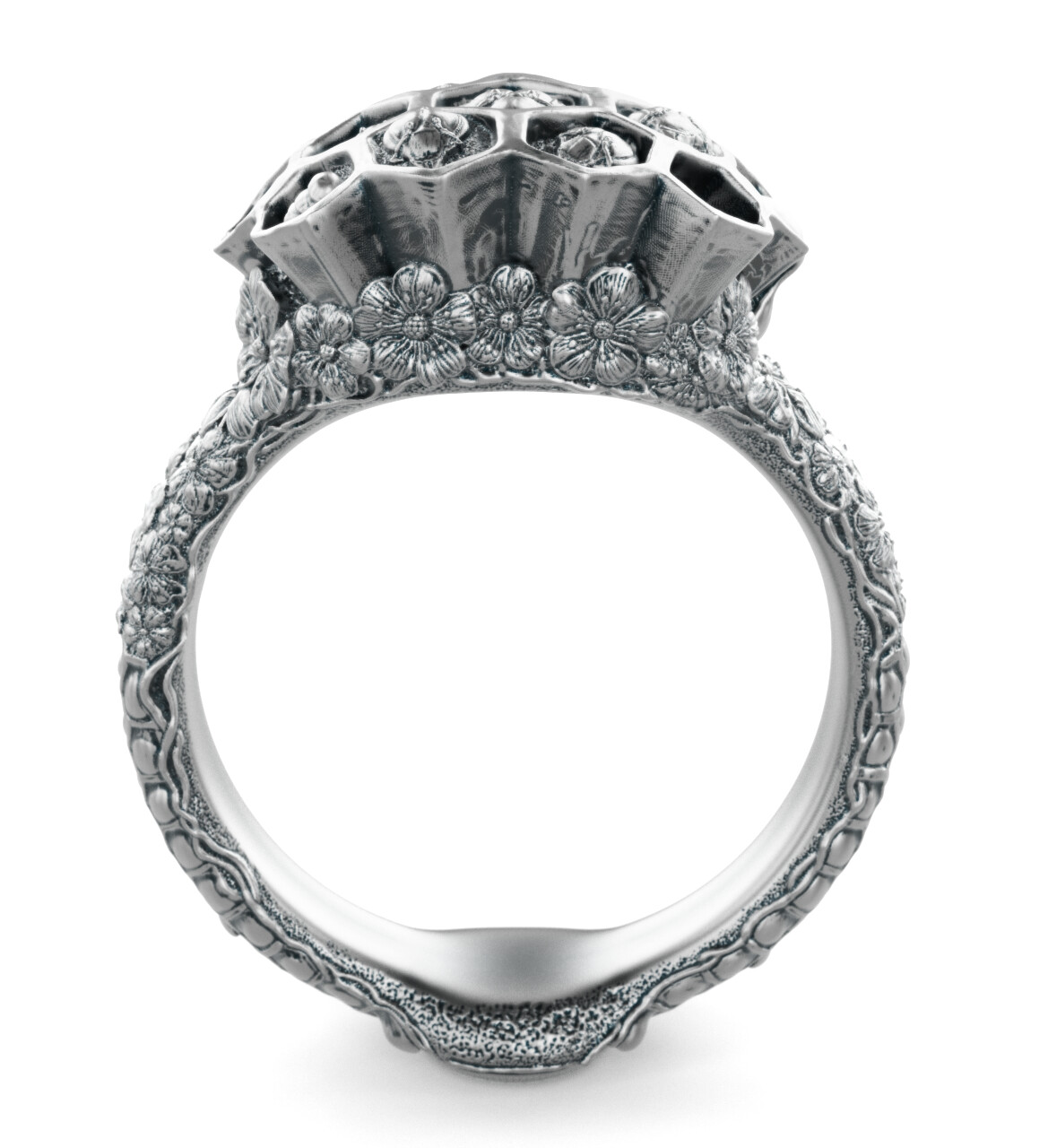 Earlier version of the ring rendered in Keyshot
