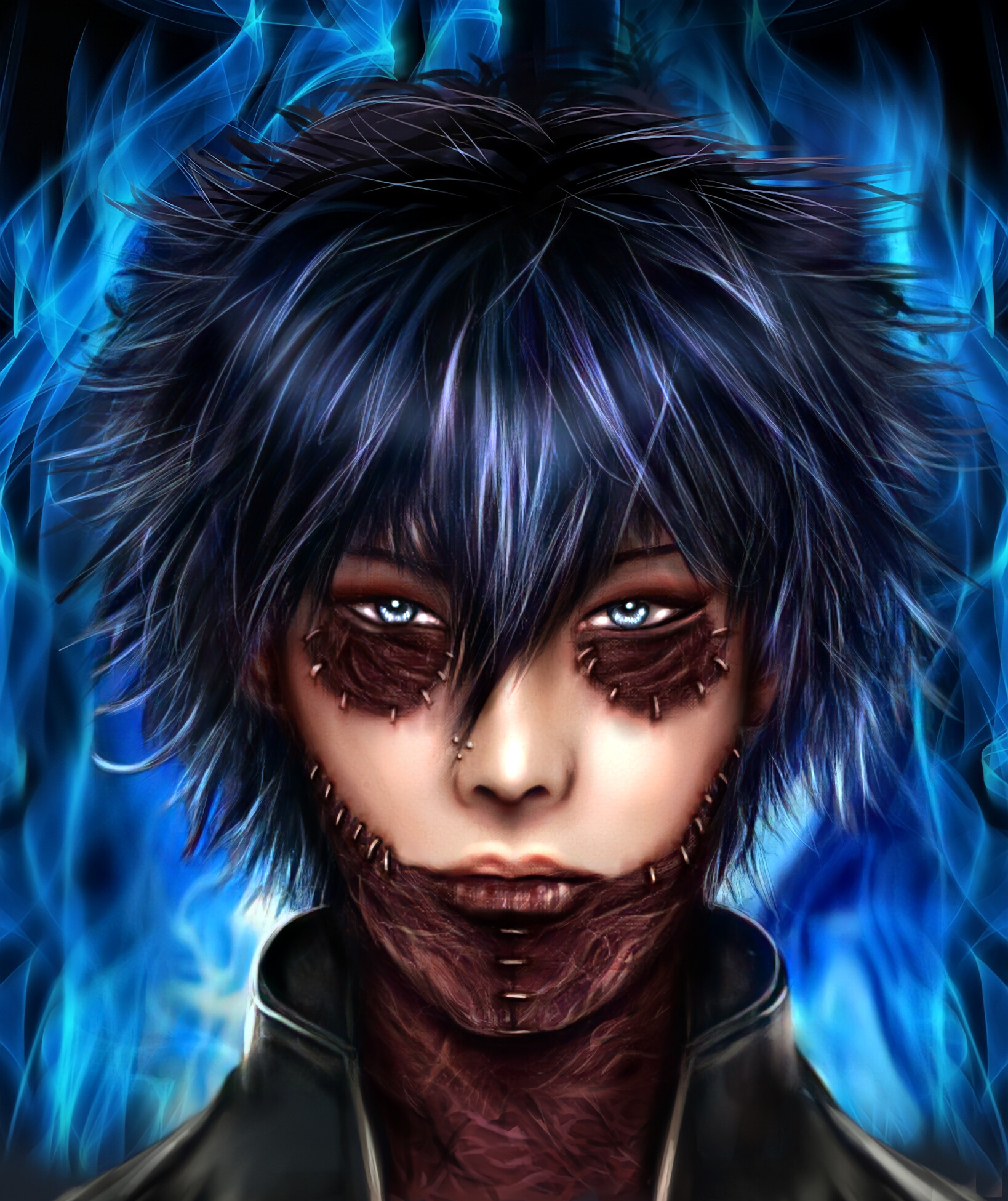 Dabi, Boku no Hero Academia, anime boys, anime, fan art