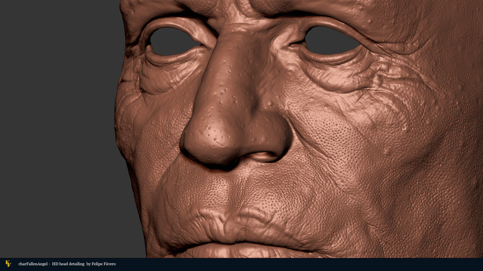 Zbrush sculpting and hand detailing