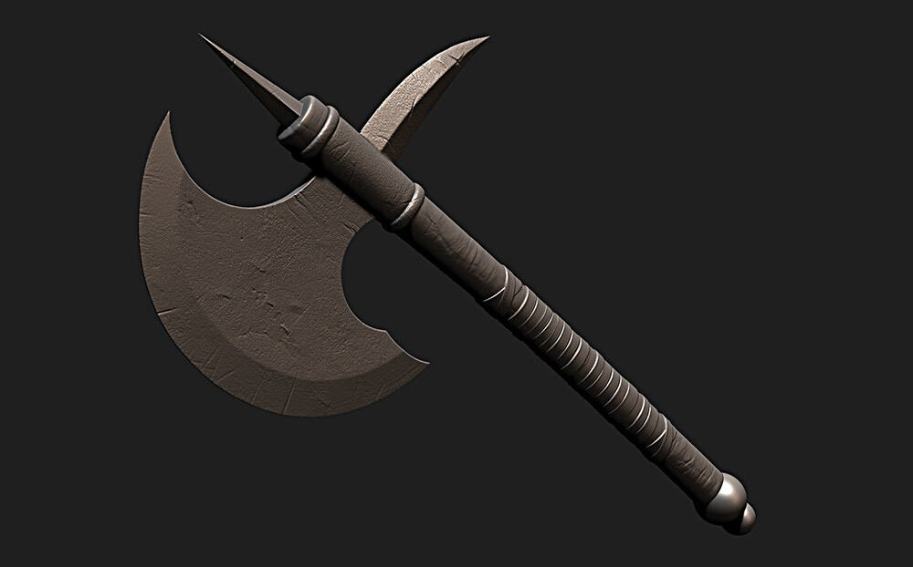 Axe, Daggers and swords - 3d models (ZBrush)