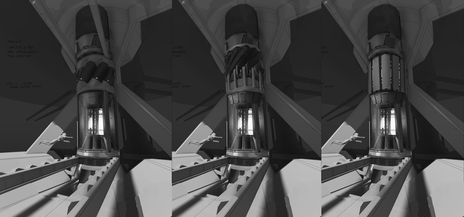 Astraea FTL inital sketches