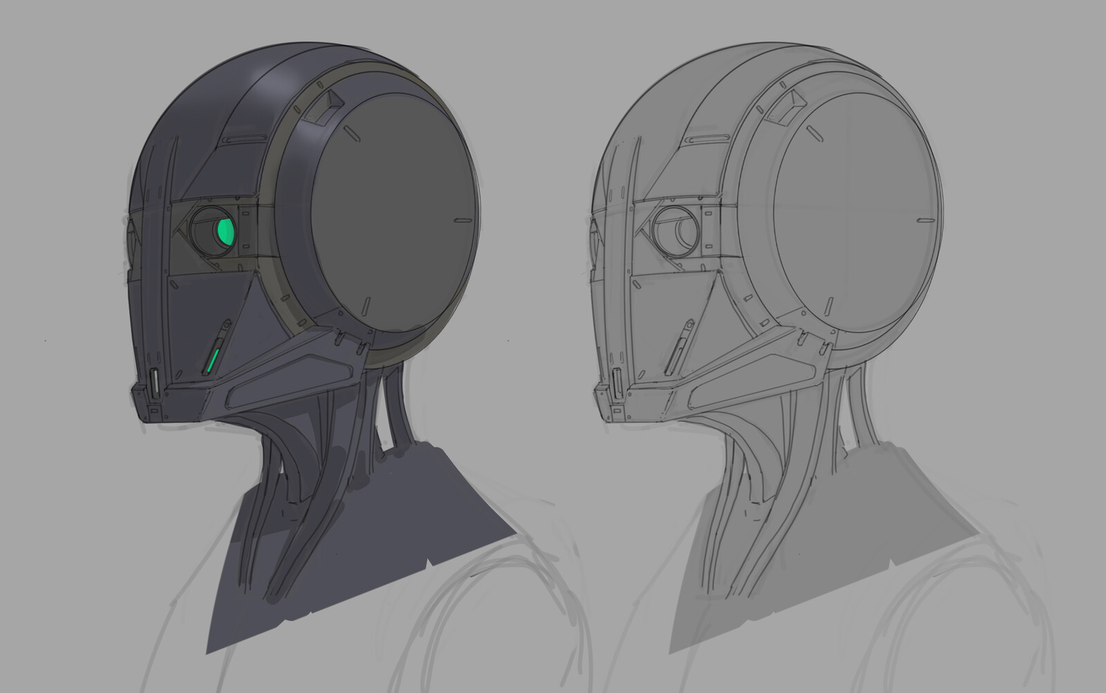 Jack face sketch
