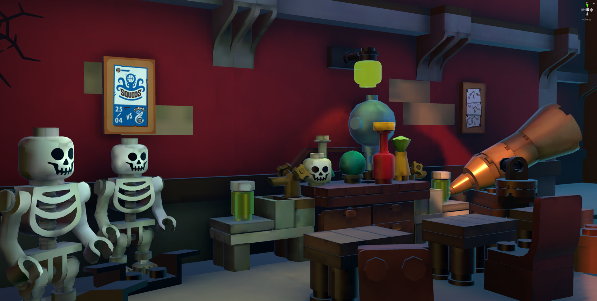 ArtStation Lego Brawls Hidden Side Level