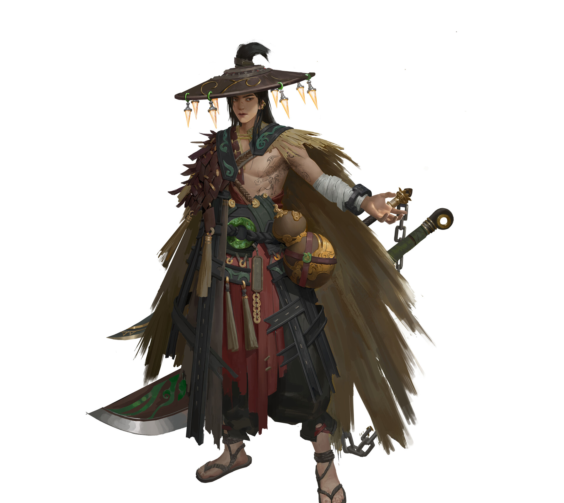 ArtStation Character design ——jianghu慕容风