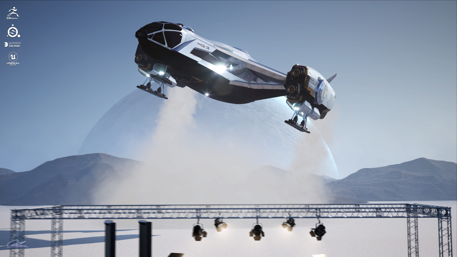 Michael hudson space craft landing test