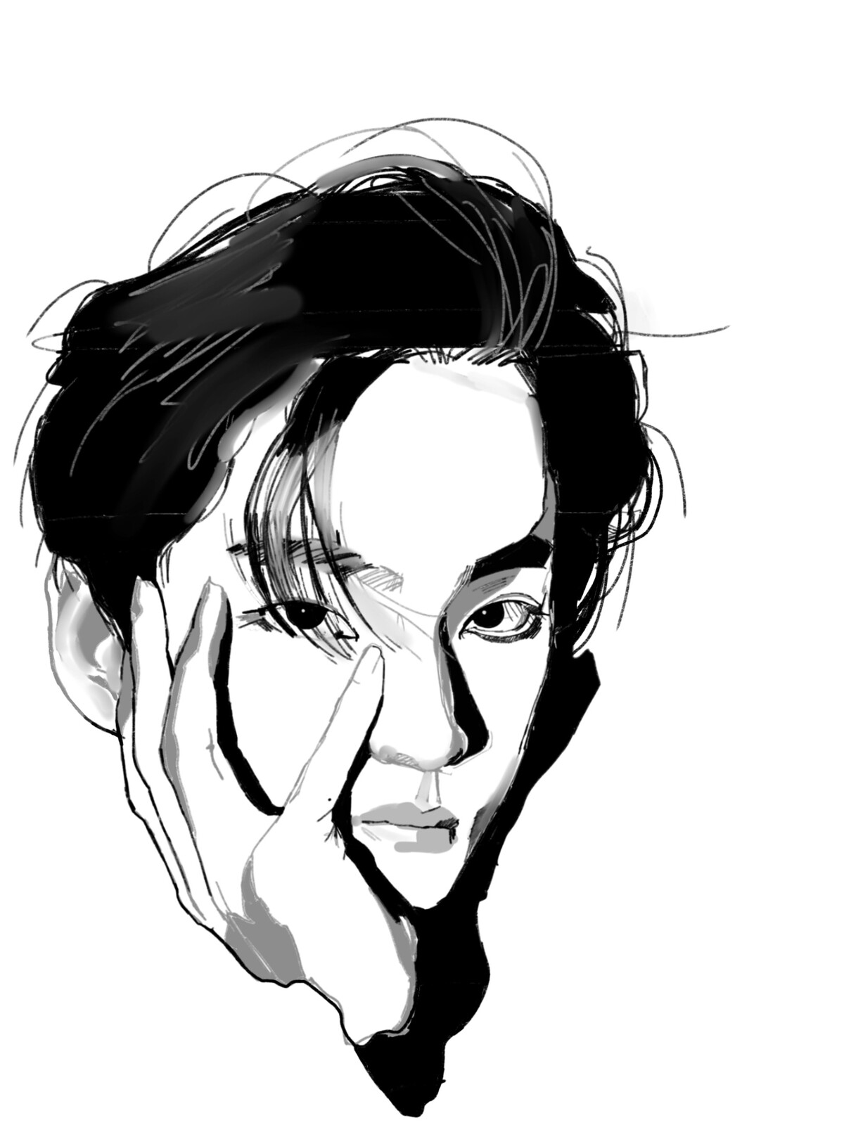 Sketch made in Procreate.