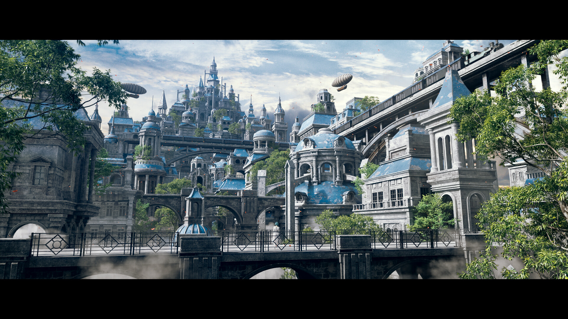 Artstation Blenderで大規模なファンタジー都市を作成する