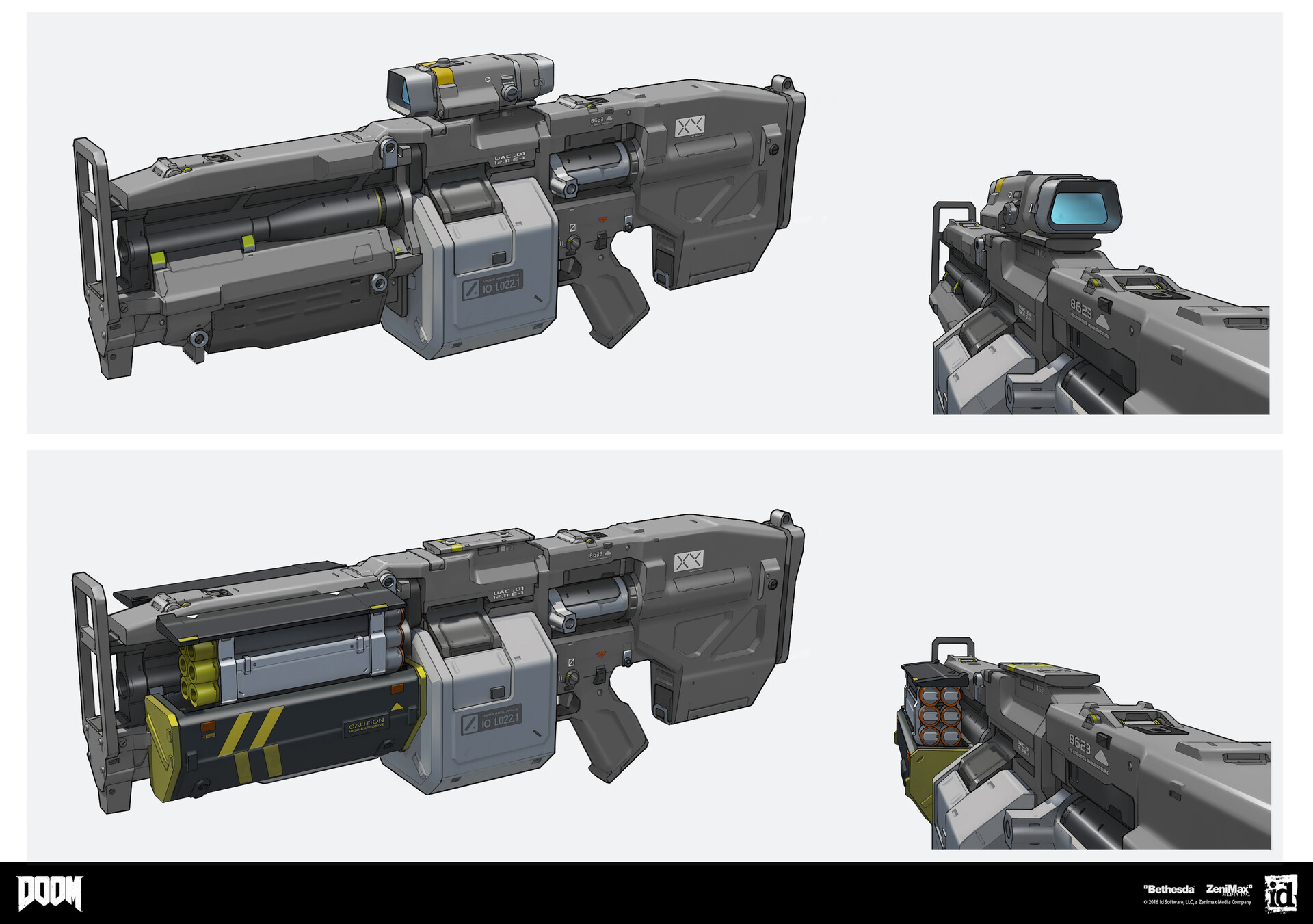 Weapon 2016. Doom 2016 штурмовая винтовка. Doom 2016 плазменная винтовка. Doom 4 штурмовая винтовка. Плазменное ружье дум Этернал.