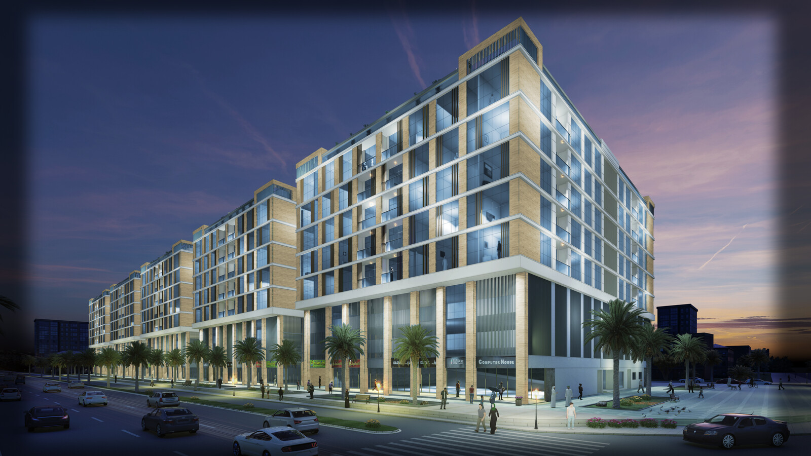 Sunset 3D Exterior