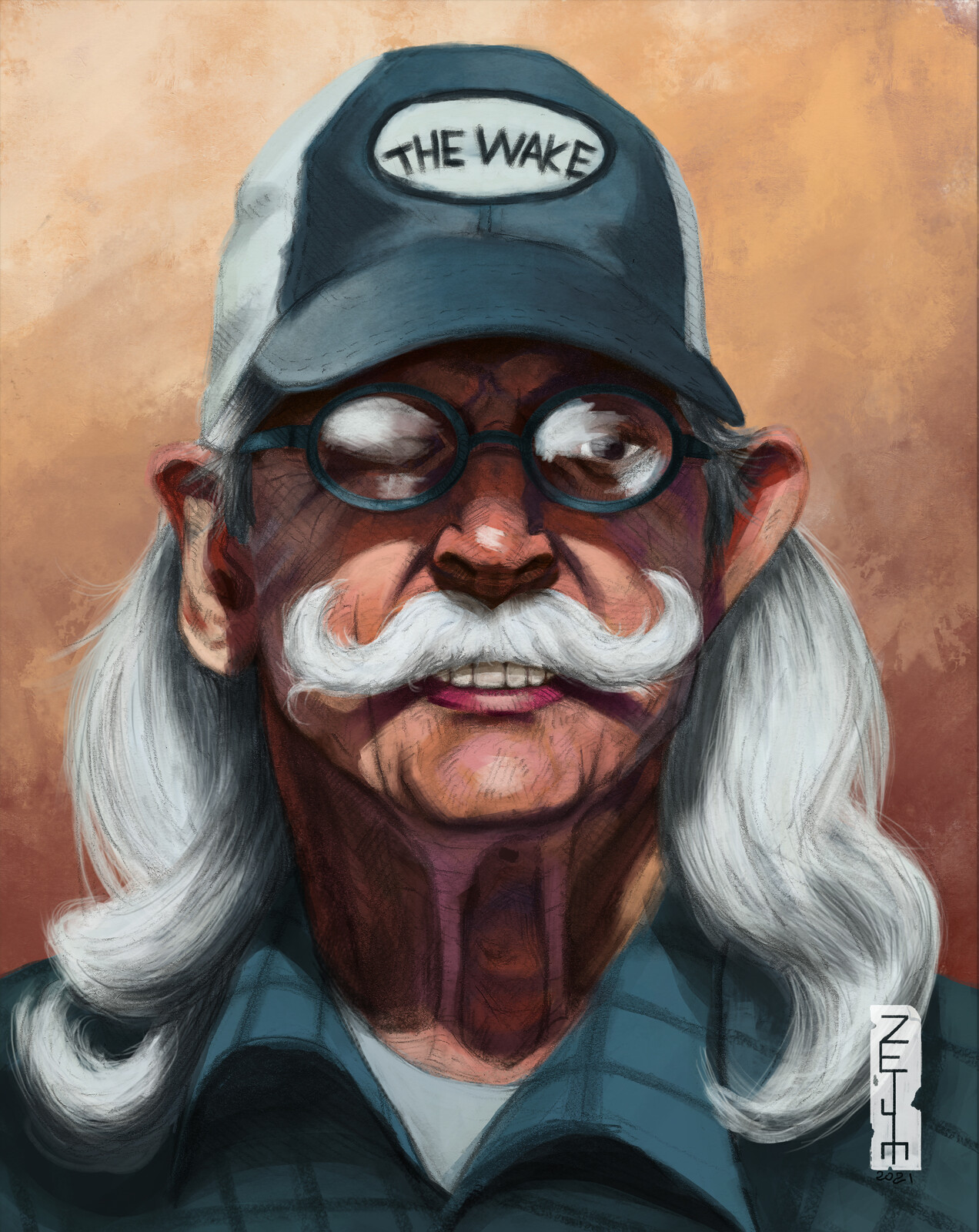 Portrait of an old man
